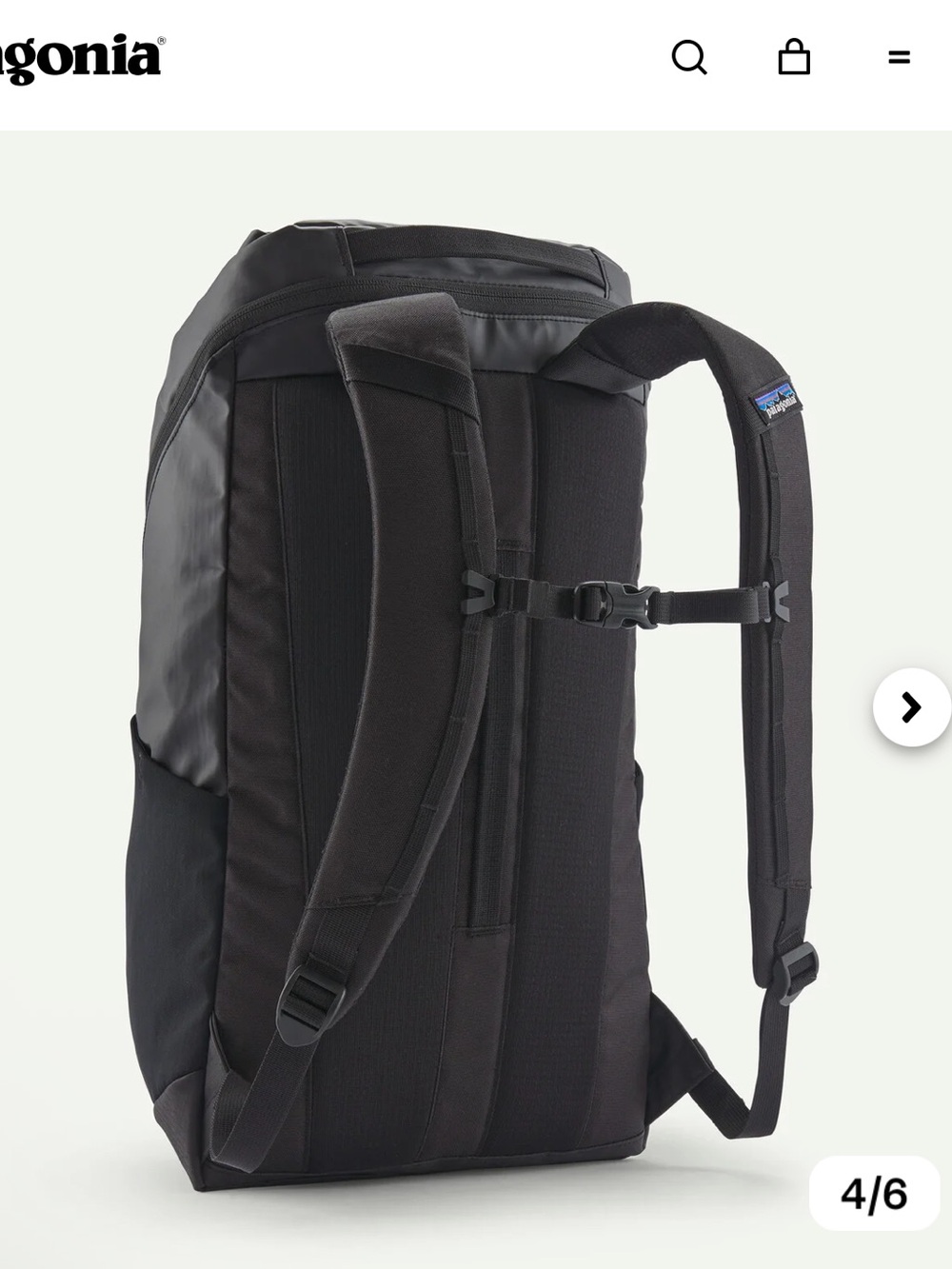 New NWT Patagonia 25 L Black Hole Backpack $155 - Picture 4 of 7